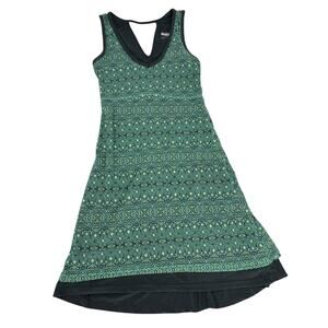 Marmot Larissa Women’s XS X-Small V Neck Dress Sleeveless A Line Midi Sheath EUC